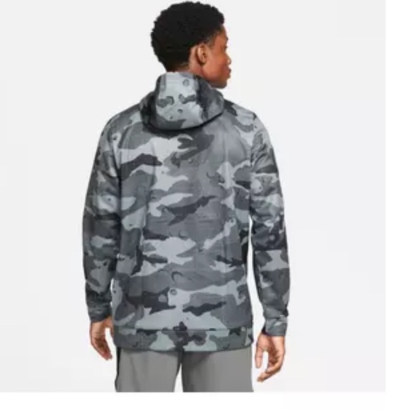 Nike Men's Therma-FIT Pullover Camo Training Hoodie M DD1757-084 - Picture 3 of 12
